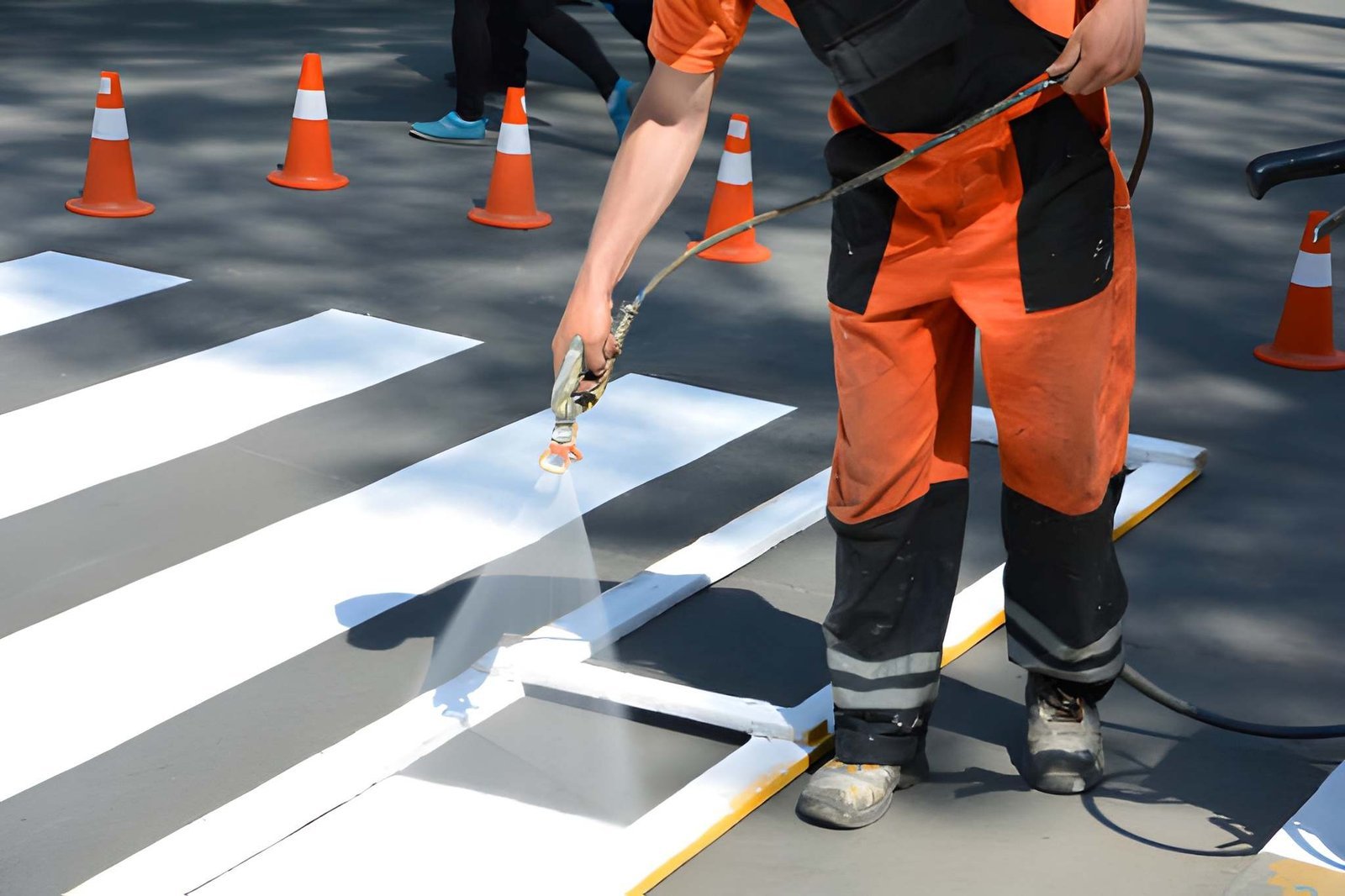 Demarcación de parqueaderos en Bogotá